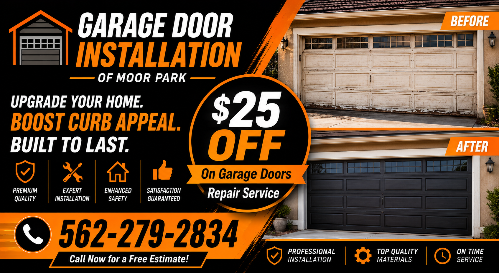 Garage Door of Moor Park
