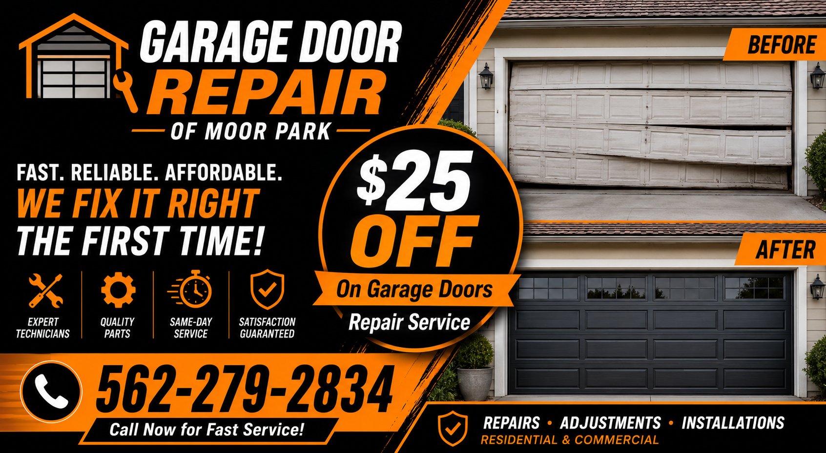 Garage Door of Moor Park